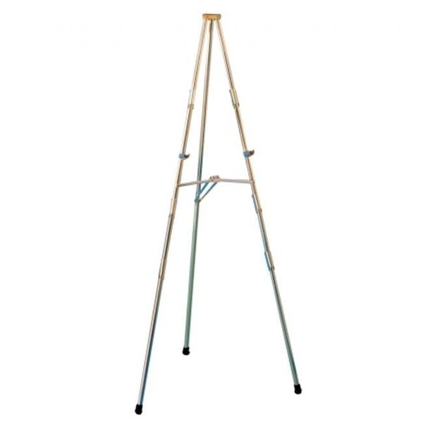 Testrite Visual Products Testrite Visual Products 926 Convention and Hotel Easels Brass Facilities Easel 926